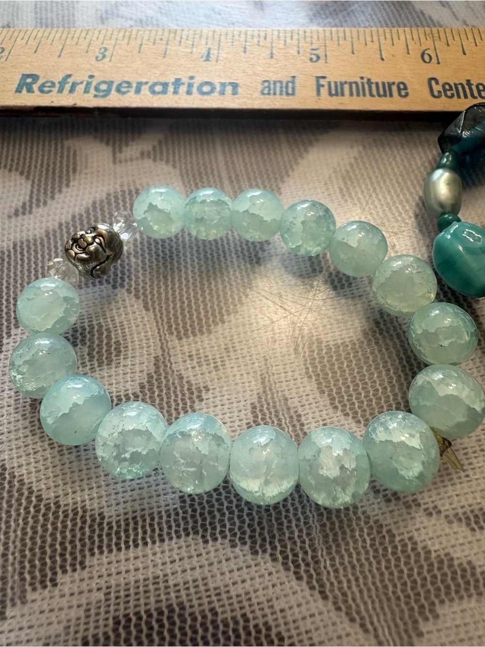 Pretty blue beaded bracelets